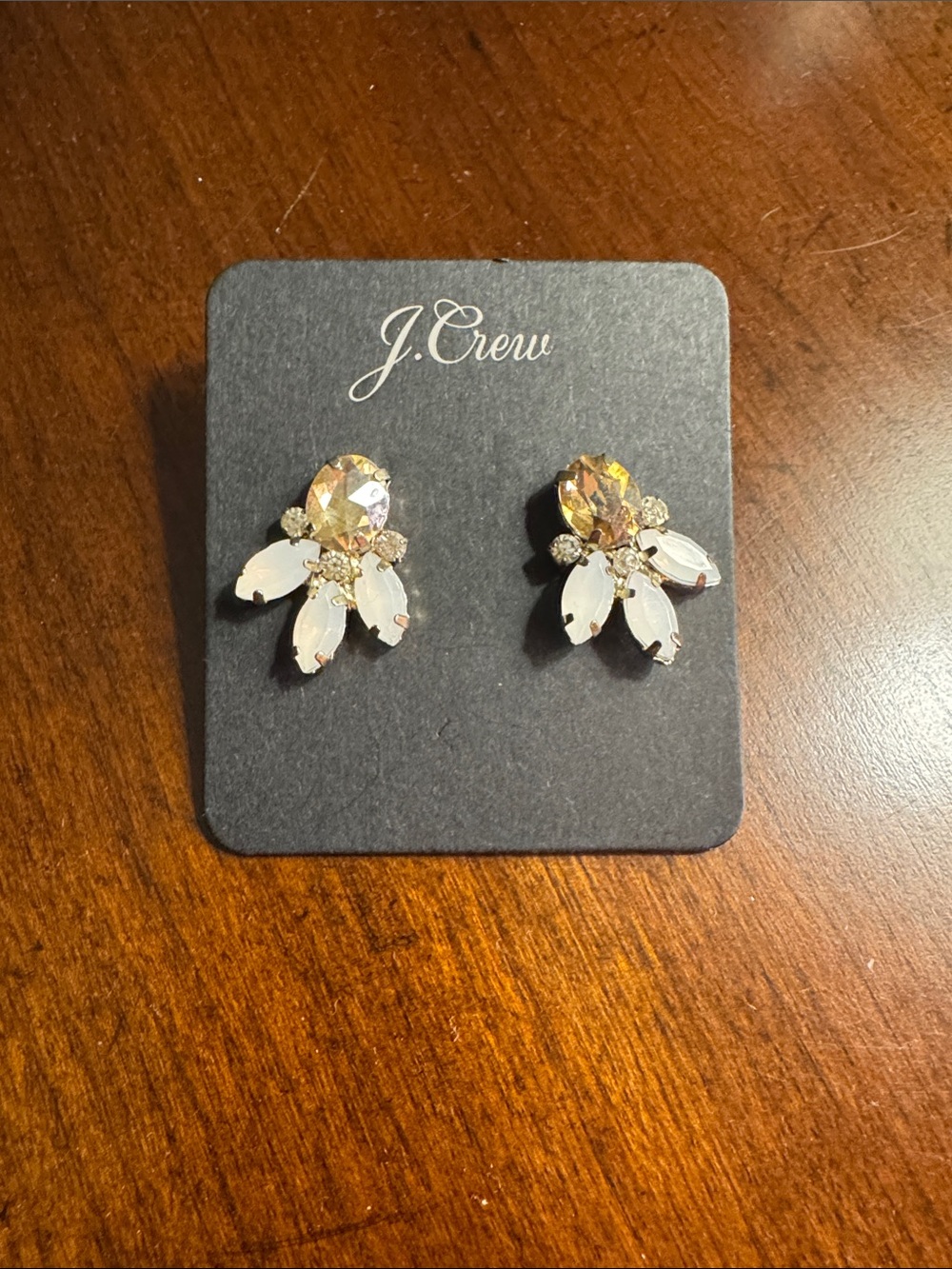 J. Crew Crystal Stud Earrings